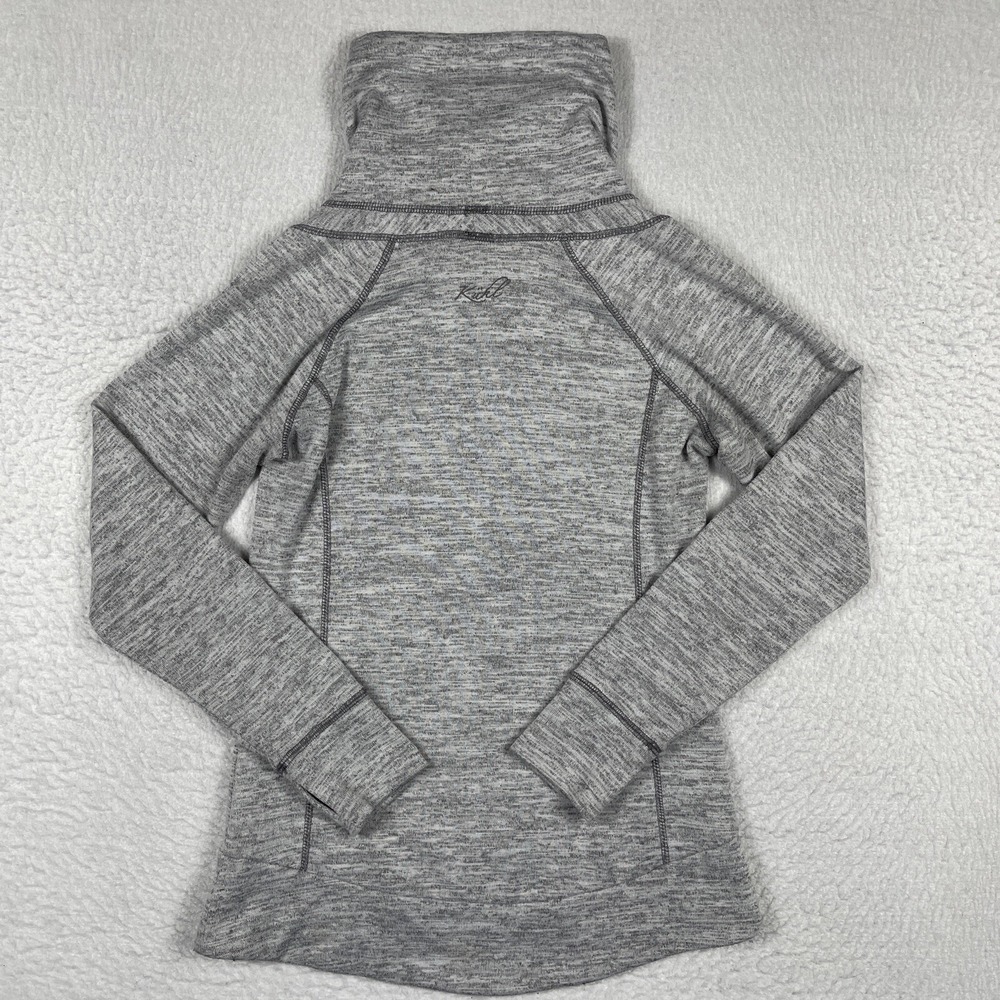 Kuhl Sweatshirt Womens XS Gray Lea Pullover Heathered Lightweight Hiking Camping - Picture 2 of 15